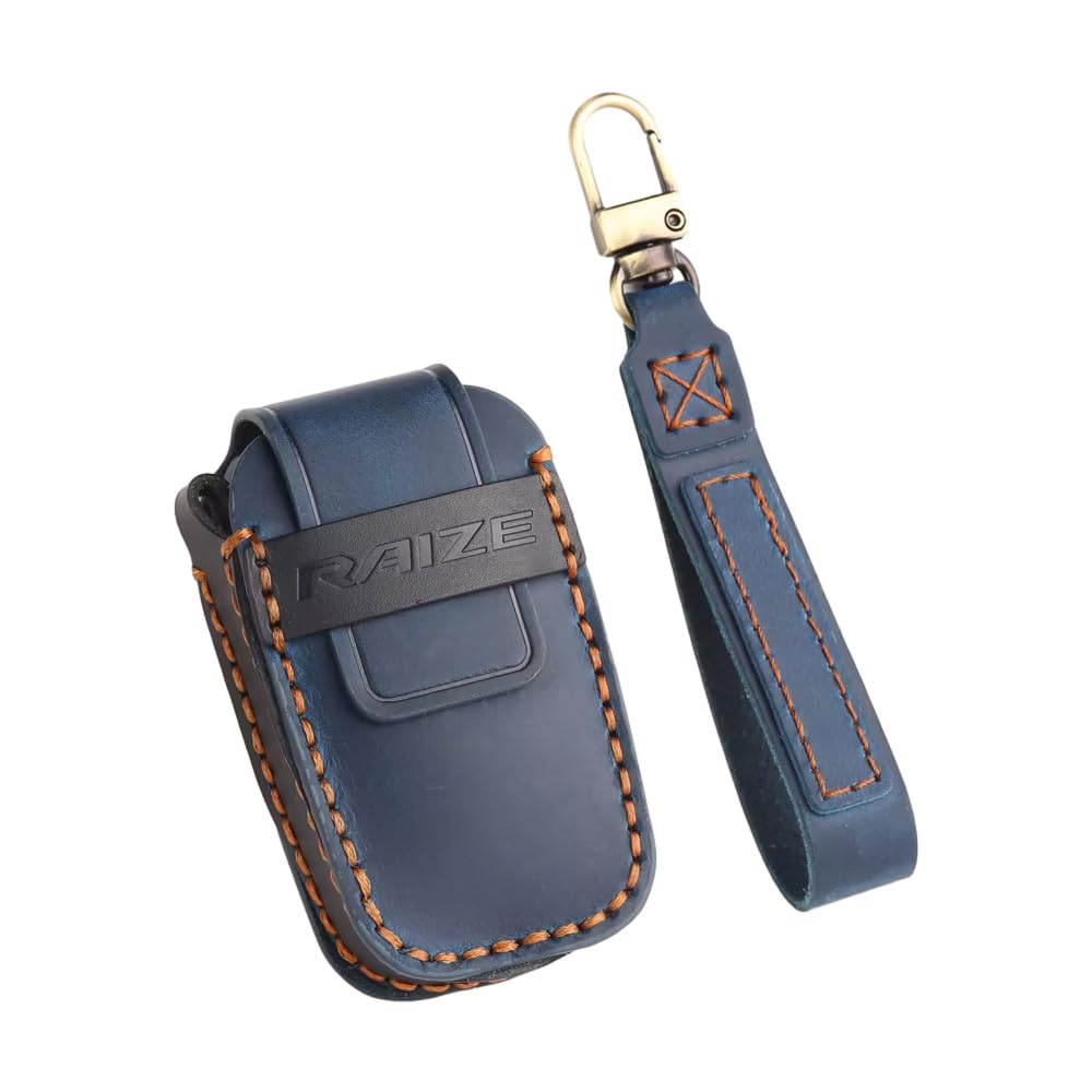 

LEXLEY Genuine Leather Custom Key Case for Toyota Raize A200/A210 Series, Nov. 2019, Smart Raize синий
