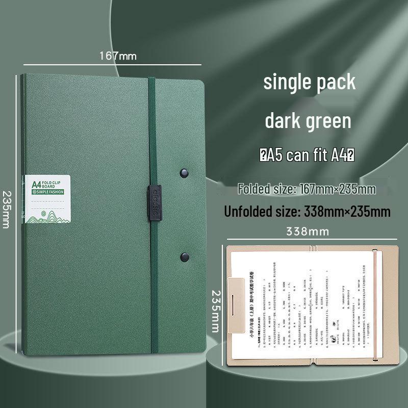 

A5 Folder & A4 Clipboard: Document Holder & Organizer for Contracts, Pregnancy Tests, Student Papers, and Homework. A4/A5 with Band