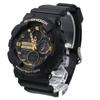 CASIO G-SHOCK GMA-S140M-1A GMA SERIES Sporty World time Alarm Full Auto Calendar Matte Color Black Gold  Wrist Watch For Men GMA-S140M