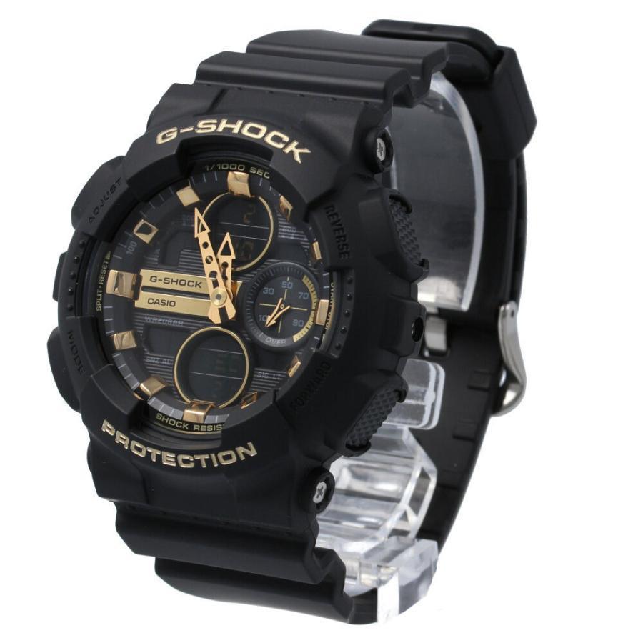 CASIO G-SHOCK GMA-S140M-1A GMA SERIES Sporty World time Alarm Full Auto Calendar Matte Color Black Gold  Wrist Watch For Men GMA-S140M