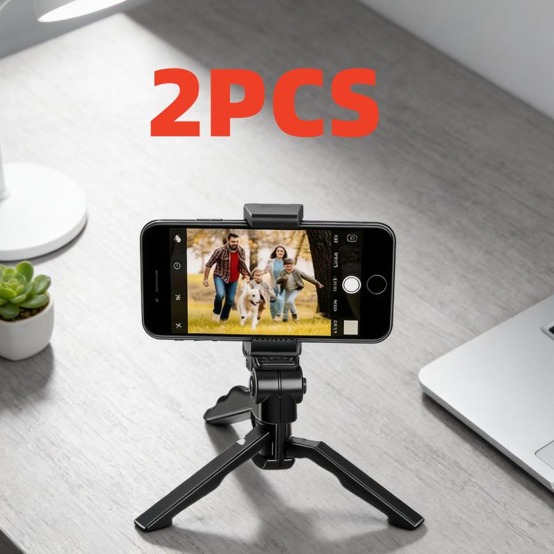 

2-Pack Outdoor Handheld Video Shooting Anti-Shake Selfie Phone Camera Angle Bracket Suitable for Live Streaming, Photography, Selfie, Video Bl