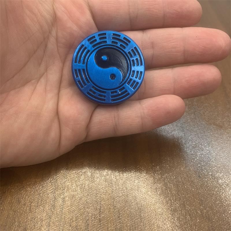 Mini Fidget Magnetic Push Coin Milk Cap Push Card Edc Metal Stress Relief Toy Decompression Relieving Anxiety Ppb Antistresse