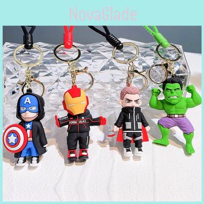 New Pvc Keychain Captain Silicone Keyring Gift