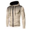 Men's Trendy Fashion Print Hoodie - Spring/Autumn Zip-Up, Customizable Logo, Sports & Fitness Style (2022 Edition)