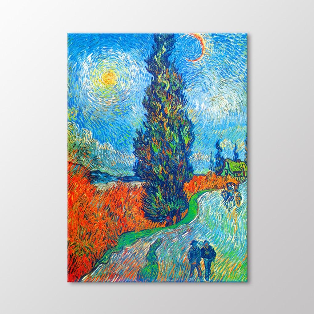 

Кипарис и звездная дорога, 1890 г. Живопись