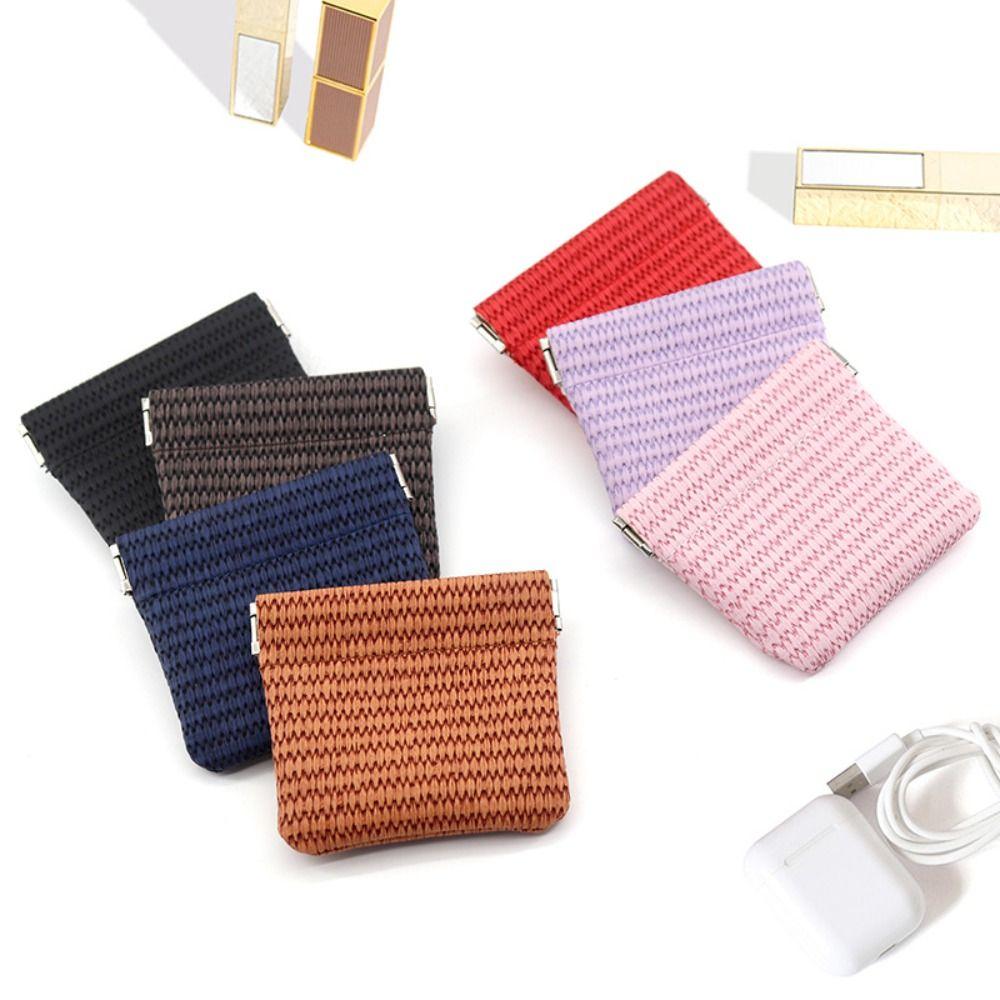 

Сплошной цвет шрапнели сумка из искусственной кожи губная помада косметичка портативный кошелек для монет