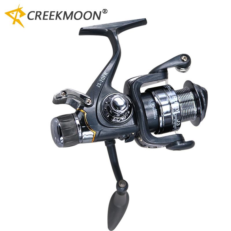 

Squid Wheel Smooth Front Rear Double Brake Fisherman Cost-effective Fishing Reel 5.5:1 Gear Ratio Max 12KG Drag for Saltwater 260319 2000 Series