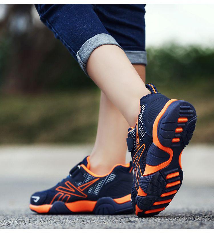 Boys' Mesh Breathable Sports Running Shoes for Spring, Summer, and Autumn