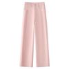 Women's High Waist Yellow Slim Straight Leg Jeans - 2026 Spring/Autumn Nine-Point Fit
