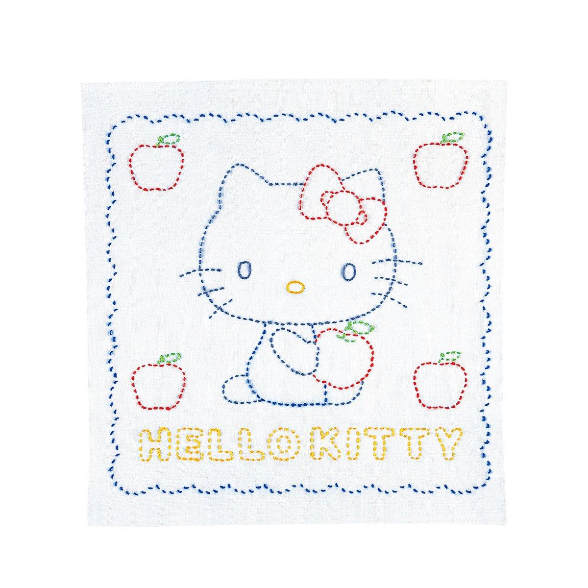 

Набор для Сашико от Olympus: Салфетка для мытья посуды с цветами Hello Kitty, белая, 205