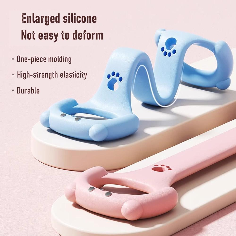 1 buc Bandă de Rezistență Siliconică ProFlex în formă de 8 pentru Yoga - Coardă Elastică Universală pentru Fitness și Stretching pentru Spate, Talie, Braț