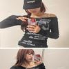 Women's American Spicy Girl Long Sleeve T-shirt - Spring/Autumn 2026 Fashion, Slimming Base Layer, Flattering Top