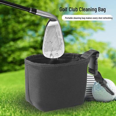 Portable Golf Ball & Club Cleaning Bag