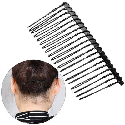 Use Invisible Hair Finishing Clip Baby Hair Tame Hairstyle Fixed U Shape Hair Finishing Fixer Comb