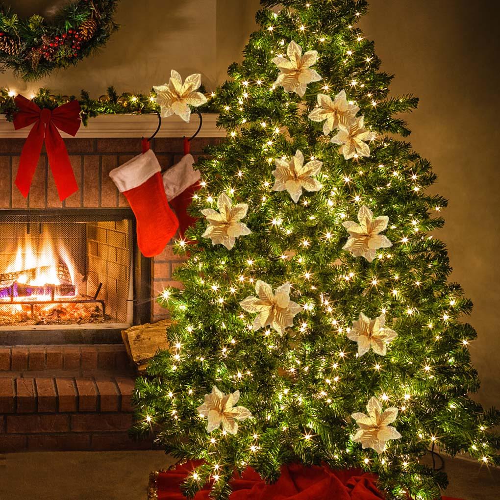 Christmas Tree Decorative Flower Portable Detachable Fashionable Park Garden Artificial Simulation Festival Flowers