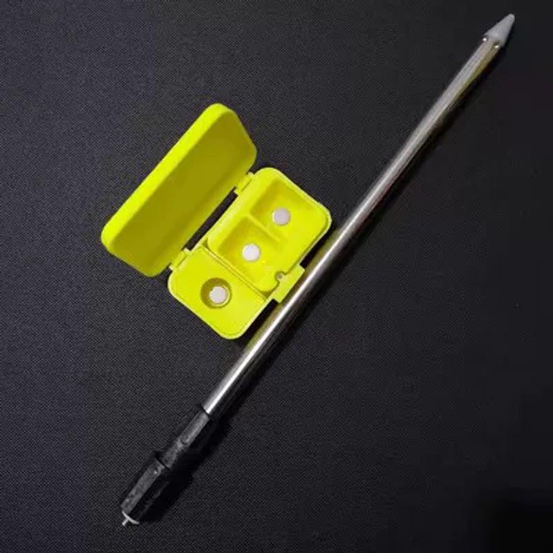 Fishing Stick Powder Plate & Dip Bait Set for Wild Rice Fishing