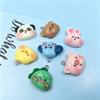 10Pcs Kawaii Cartoon Animal Resin Pendants, Glossy Mini Animal Charms, for DIY Jewelry, Keychain & Accessories