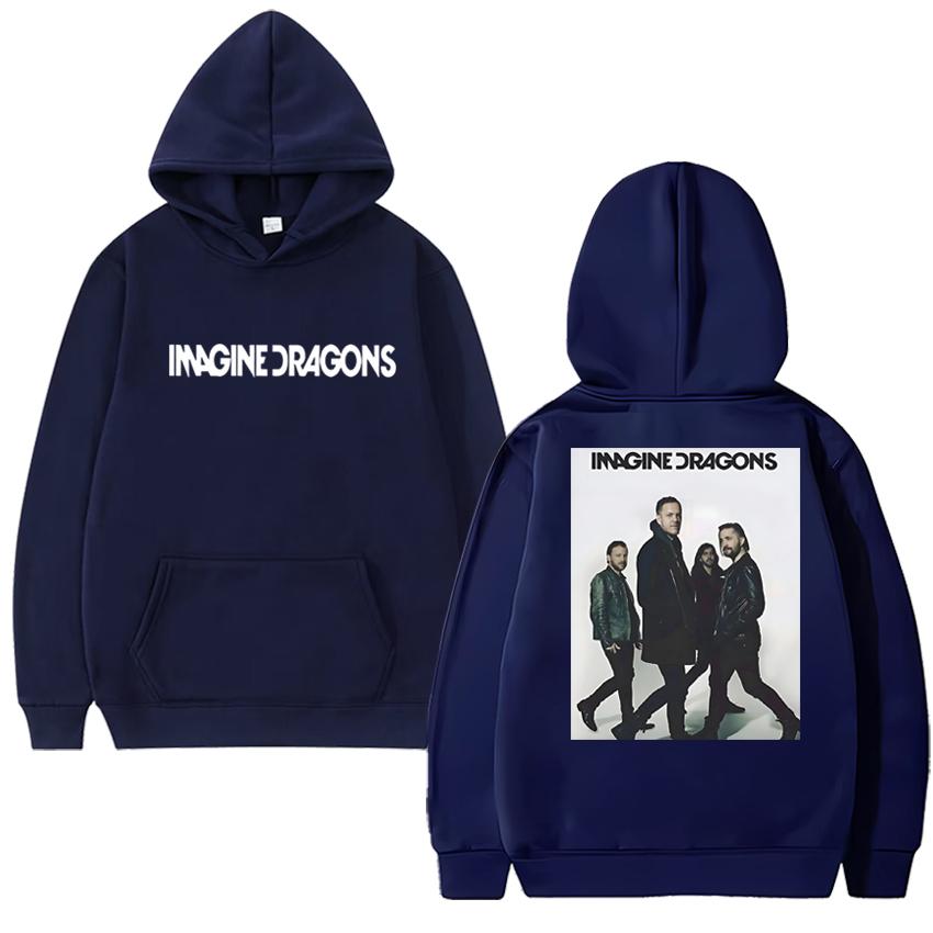 

Rock band 90s Imagine Dragons World Tour 2025 print streetwear Hoodie Men women vintage Casual pullover Unisex Fleece Sweatshirt 3XL