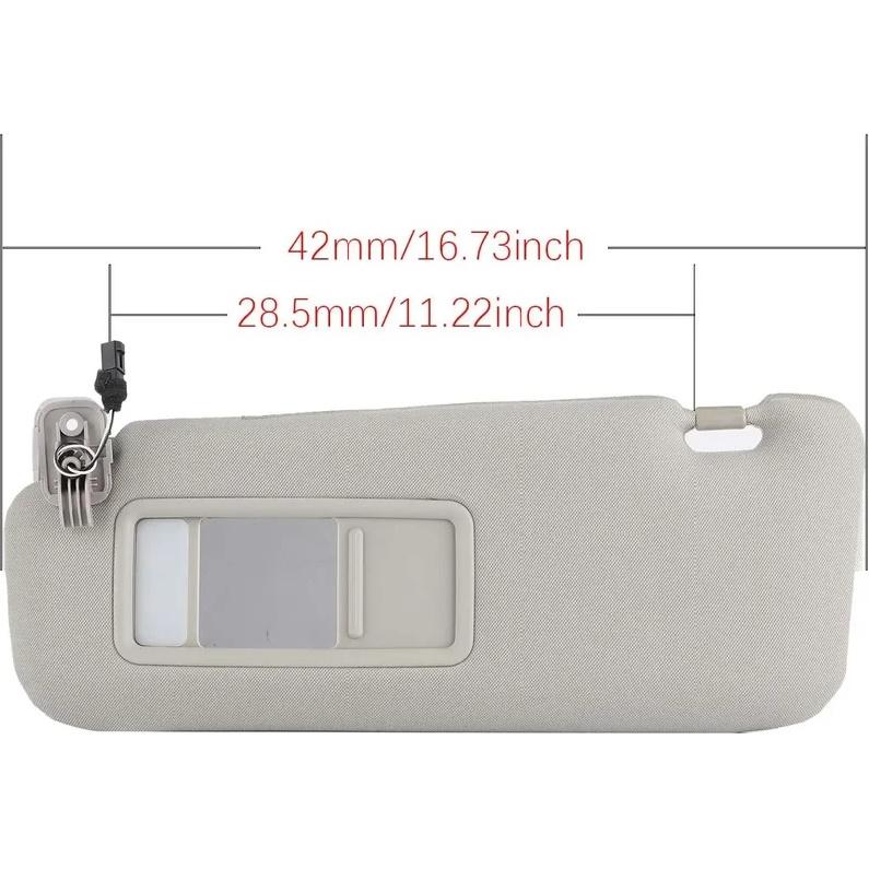 For Mazda 3 CX-9 2010 2011 2012 2013 2014 2015 Left Driver Right Passenger Side Sunvisor Car Sun Visor Front Sunshade Panel