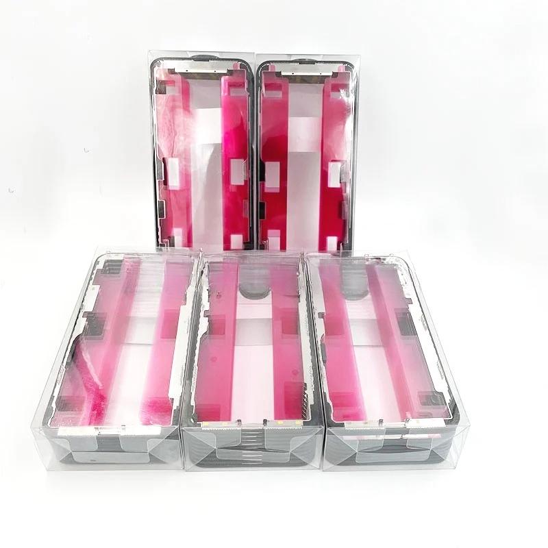 10pcs Middle Frame Bezel With Adhesive Tape For iPhone X XS Max 12 Mini 11 13 Pro 14 Plus 15 17 Air LCD Screen Phone Repair