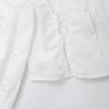 Spring 2025 European & American Style Women's Casual Hollow Embroidery Shirt