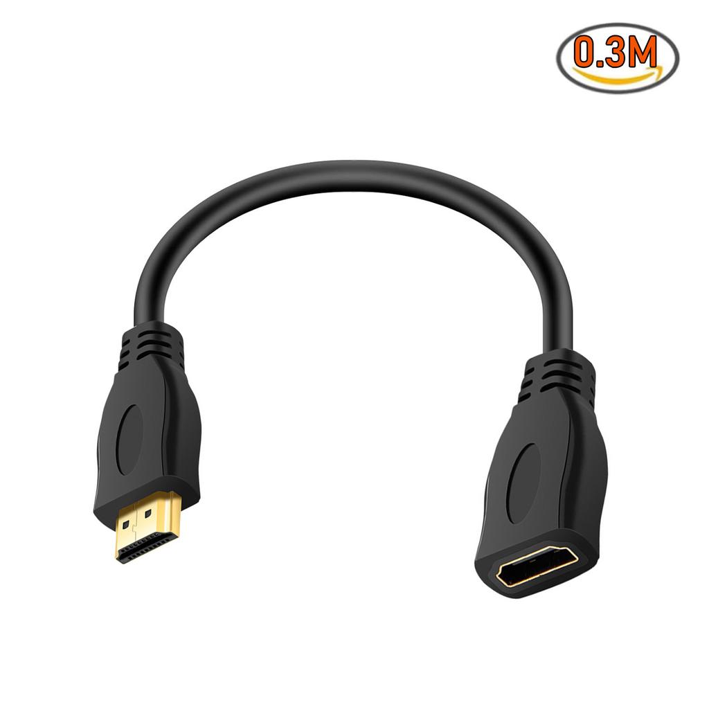 HDMI-Verlängerungskabel 4K 60Hz HDR HDMI 2.0 Kabel HDMI 2.0 Stecker auf Buchse Verlängerungskabel für PS5 Xbox HDTV PC Monitor