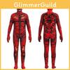 Stunning Kids Venom Carnage Jumpsuit Red Fullbody Costume Suit For Halloween Cos Performance