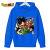 Baby Dragon Ball Z Hoodies 2025 Spring Kids Clothes Toddler Fashion Print Tops Children's O Neck Pullover Outwear Boys 4-14year