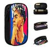Creative Oil Painting Version Lamine Y-Yamal Pencil Cases Pencil Box Pen Large Storage Bag Students School Zipper Stationery
