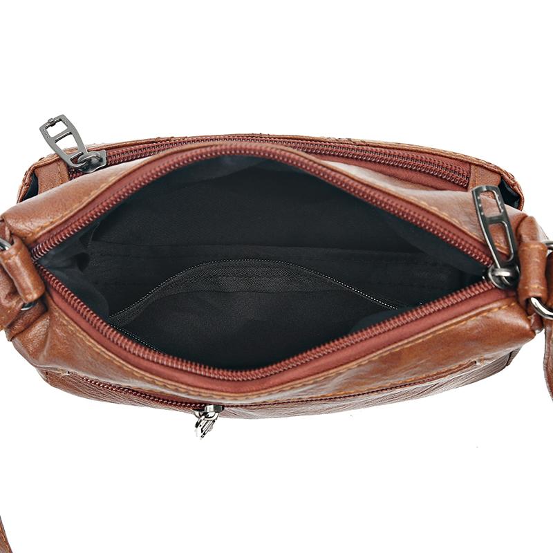 Винтажные женские сумки Ретро сумки на плечо для женщин Модные сумки через плечо — фото 7