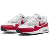 Nike Air Max 1 GS Rot 2023 Kinder-Sneaker Neutralgrau Weiß Schwarz DZ3307-003
