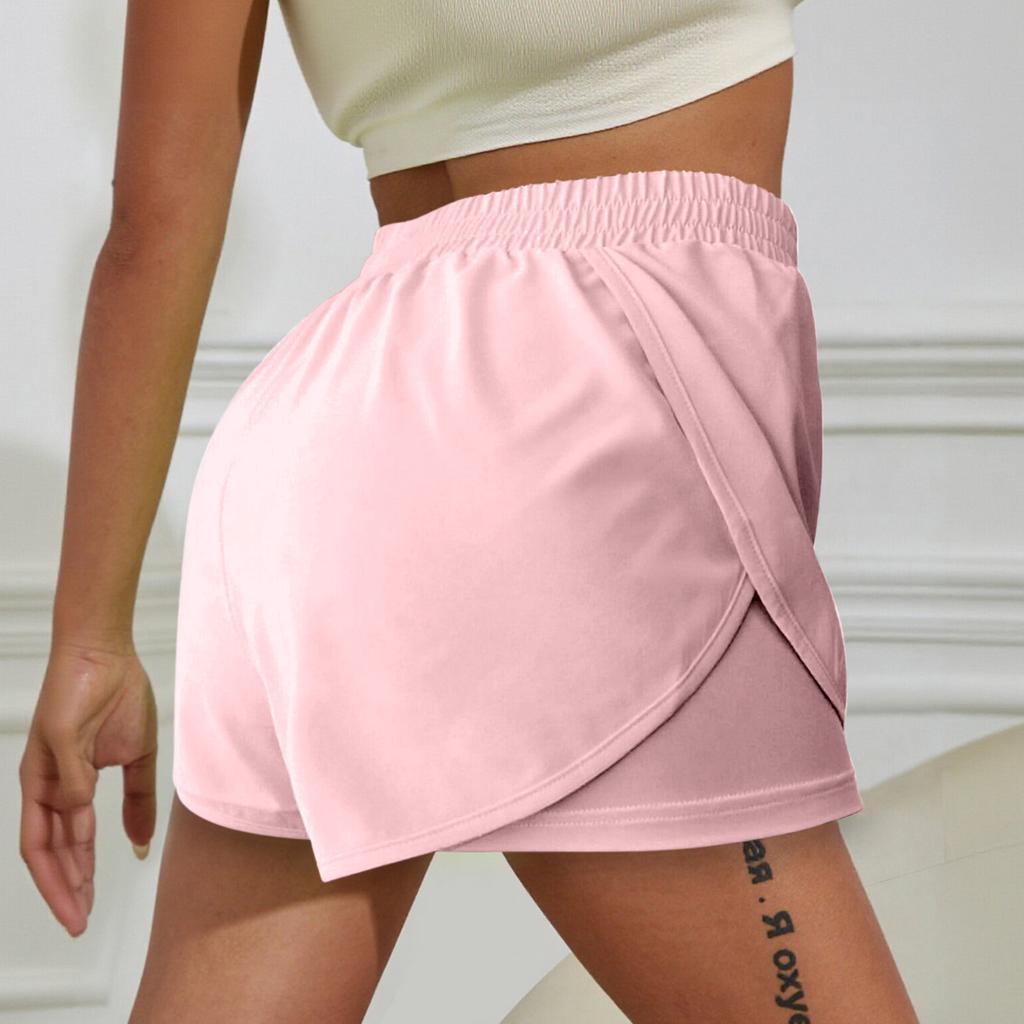 Women's Breathable Quick-drying Sports Shorts -light Yoga Shorts Slim-fit Running Fitness Pants