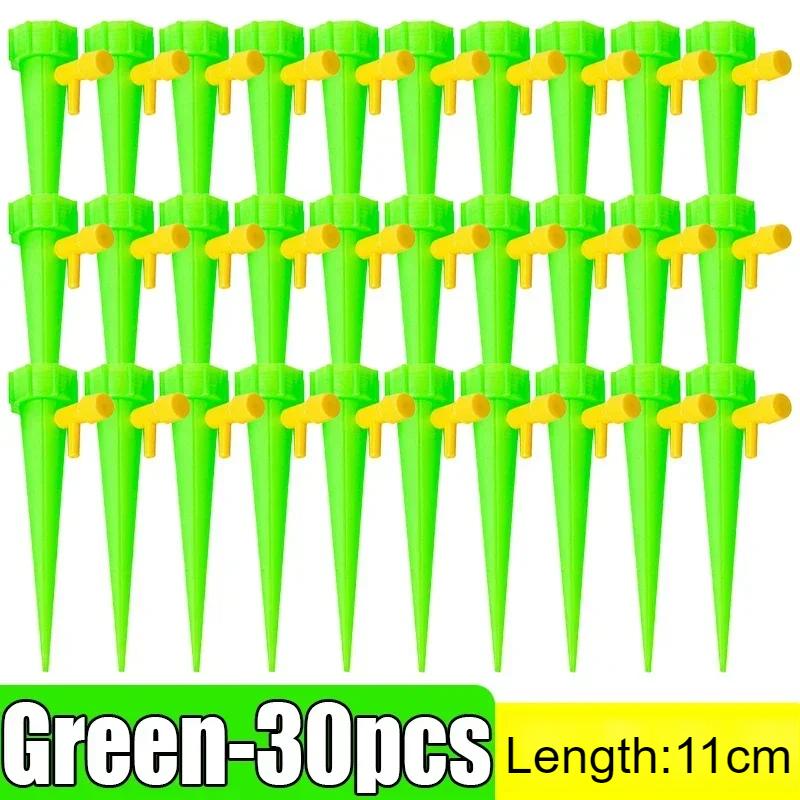30PCS Garden Automatic Watering System Flower Plants Self Watering Drip Irrigation System Adjustable Auto Water Dripper Device