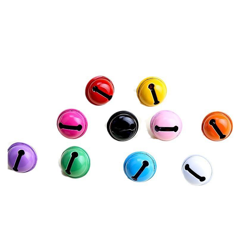 22mm Painted Candy Color Metal Bells for DIY Jewelry, Keychains, Ornaments, and Small Pet Accessories.
