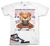Shirt To Match AJ Retro 1 Atmosphere Bubble Gum - Rookie Bear Tee