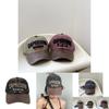 Stylish Unisex Baseball Cap With Embroidered Letters For Youth Breathable And Sun-protective