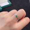 Neu Eingesetzt Natur An Jade Grüne Perle Ringe Für Frauen Klassischer Stil Party Exquisiter Schmuck Öffnung Verstellbar