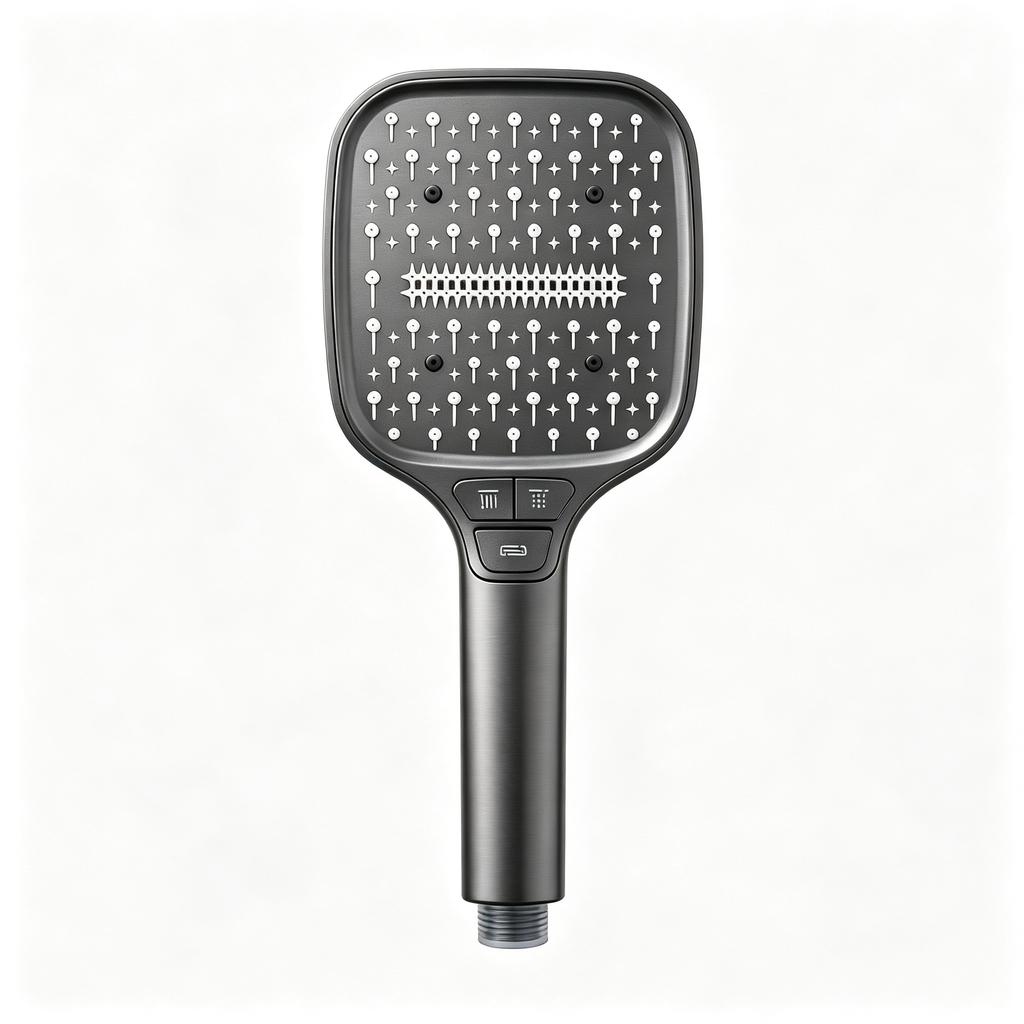 Handheld Shower Head Set High Pressure 8 Spray Modes Adjustable Water Saving Bathroom Shower Sprayer