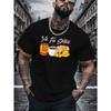 European Size YA TU SABE New Summer Outdoor Men'S Short-Sleeved T-Shirt Summer Fashion Trend Top Printed Men'S Bottoming Shirt Spring Round Neck Top