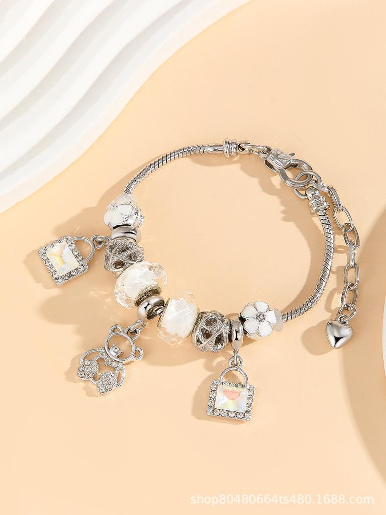 Fashion Multi-Element Rhinestone Beaded DIY Bracelet Jewelry