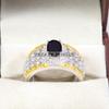 Black Onyx Oval Cut Gemstone With 925 Sterling Silver Ring For Men's #A830 JL375666932264