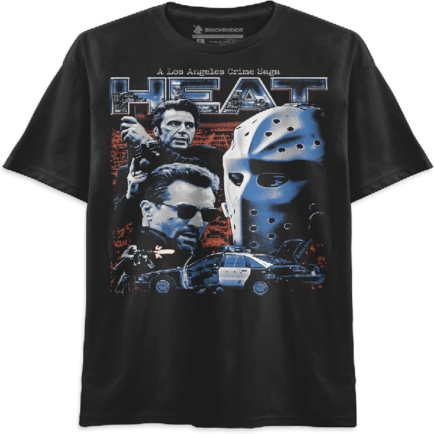 Фильм «Схватка» 1995 - Криминальная сага Лос-Анджелеса 90-х Ретро Винтаж Унисекс Классическая футболка S разноцветный