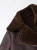 European & American Retro Versatile Double-Sided Long Sleeve Jacket with Zipper Pocket & Turn-Down Collar