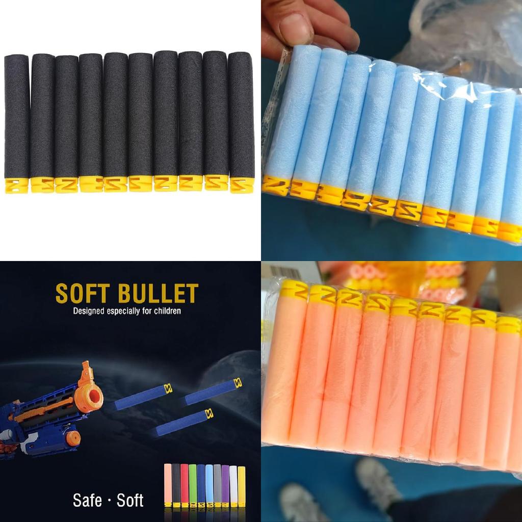 Eva Bullet Toy Gun Elite Soft Bullet Wholesale Toy Gun Accessories 7.2cm