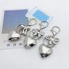 Attractive Heart shaped Keychain Pendant with Bowknot Fashionable Pendant with 3D Heart shaped for Bag and Keychains