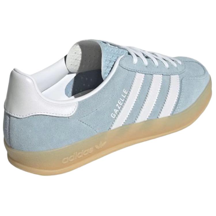 Adidas Originals GAZELLE INDOOR Abrasion Resistant Low Top Skateboard Shoes Women's Blue Sneakers JQ7009