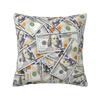 Money Cash Print Throw Pillow Case Decoration 3D Print Dollar Bill Sofa Chair Cushion Cover Polyester Cozy Pillowcase Dakimakura