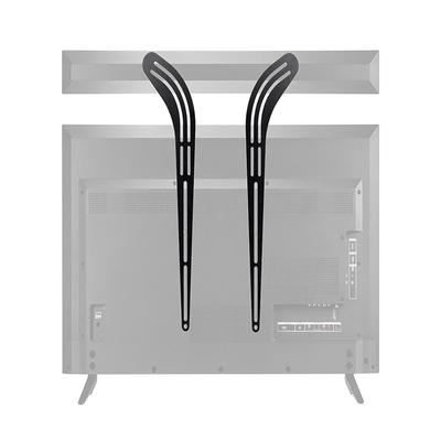 Space Saving Sound Bar Mount Bracket TV Wall Bracket Adjustable Angle for Best Experience Strong Metal Rack TV Setup