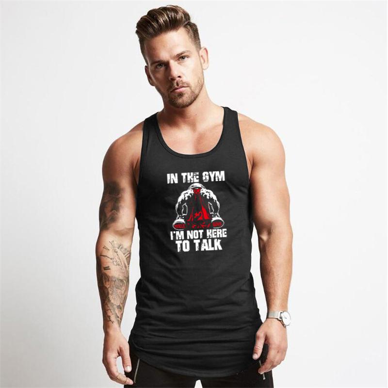 Muscleguys Gym Fitness Muscle Sport Tank Tops Mens Bodybuilding Casual Sleeveless T-Shirts Summer Cotton Breathable Running Training Vests