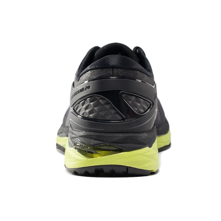 Asics Gel-Kayano 24 Fabric Sports Comfortable Low-Top Running Shoes Men sneaker Black Green T7A1N-9085